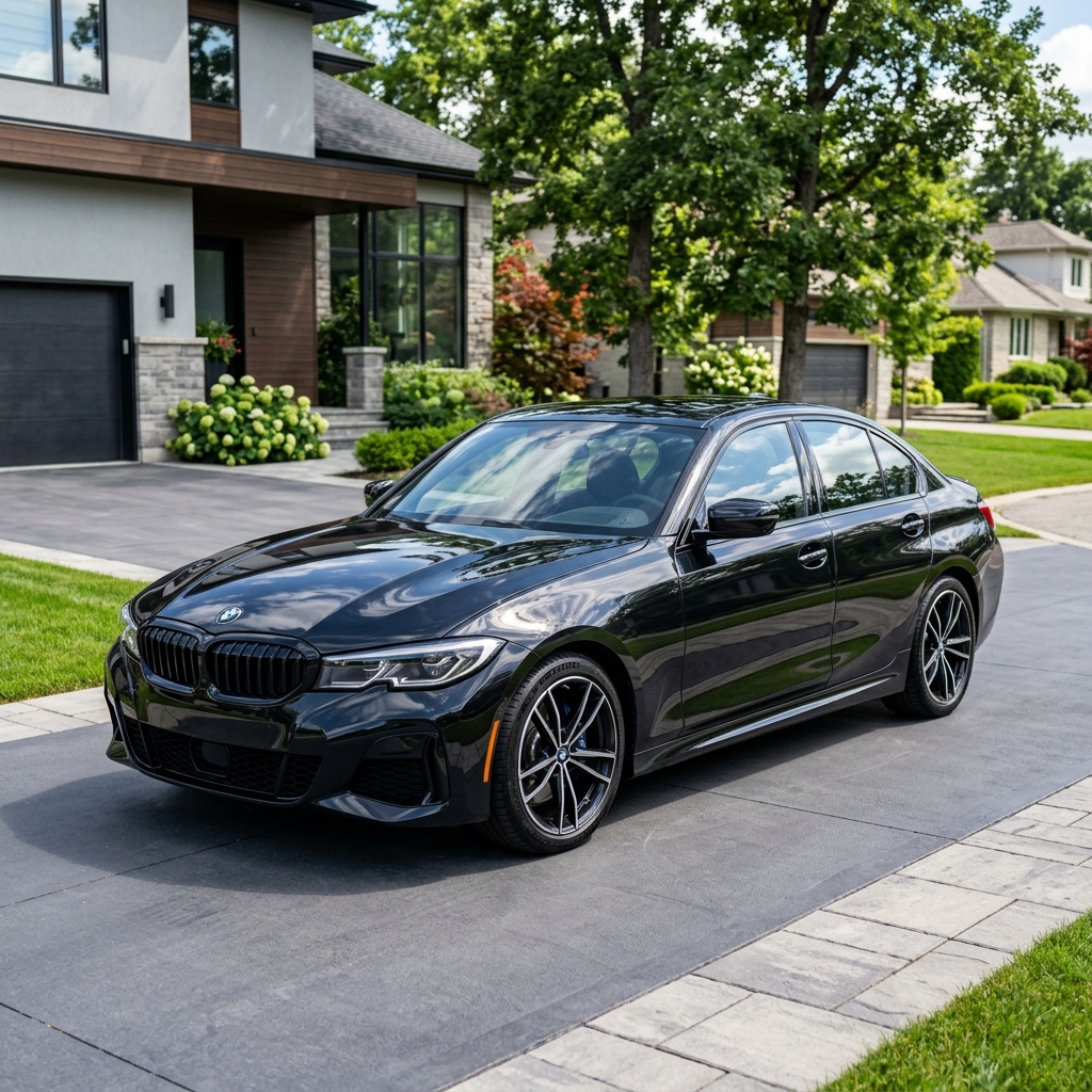Black BMW 3 Series